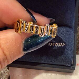 Disney Parks Crislu Disneyland Marquee Ring Size 9